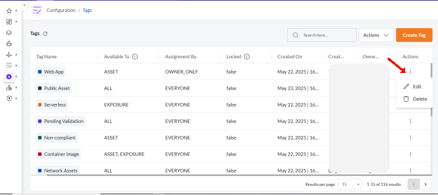 Delete a Tag - Securin Platform Documentation