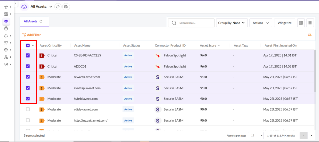 Remove Tags from Assets and Exposures - Securin Platform Documentation