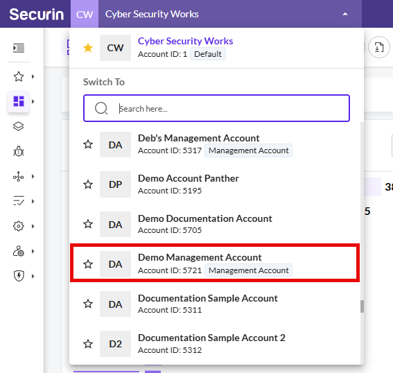 Edit an Account - Securin Platform Documentation