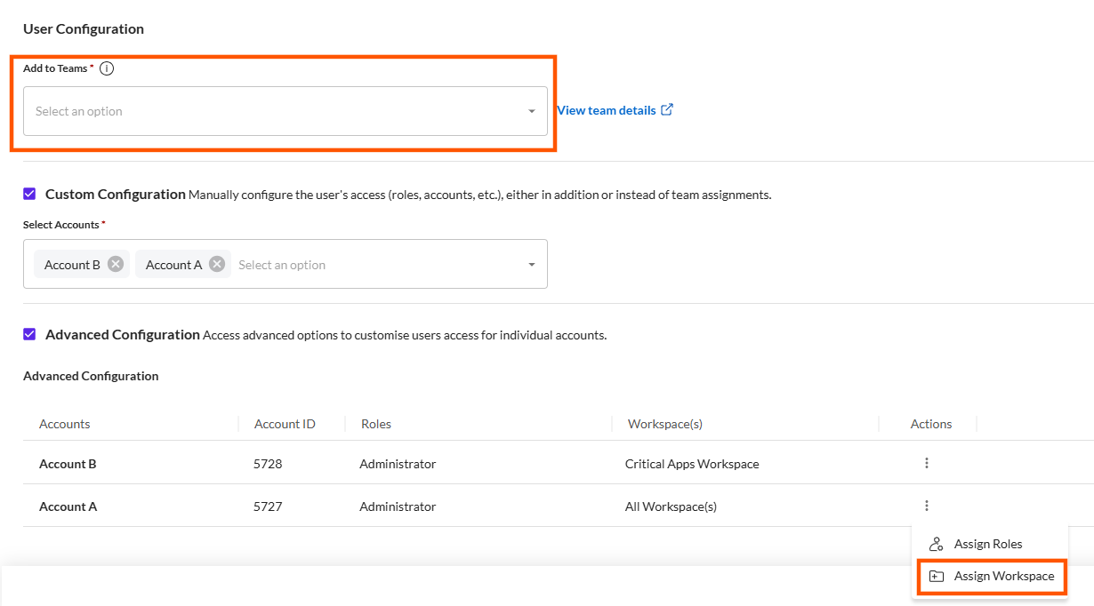 Assign Workspaces to a User - Securin Platform Documentation