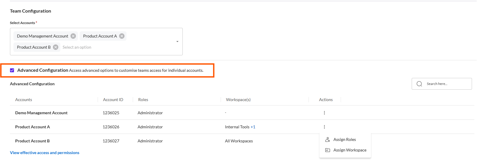Assign Workspaces to a Team - Securin Platform Documentation