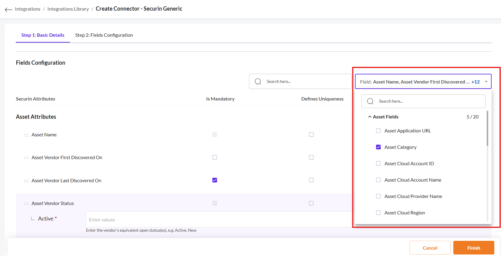 Create a Generic Connector - Securin Platform Documentation