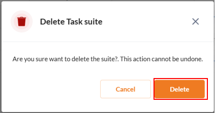 Delete a Task Suite - Securin Platform Documentation