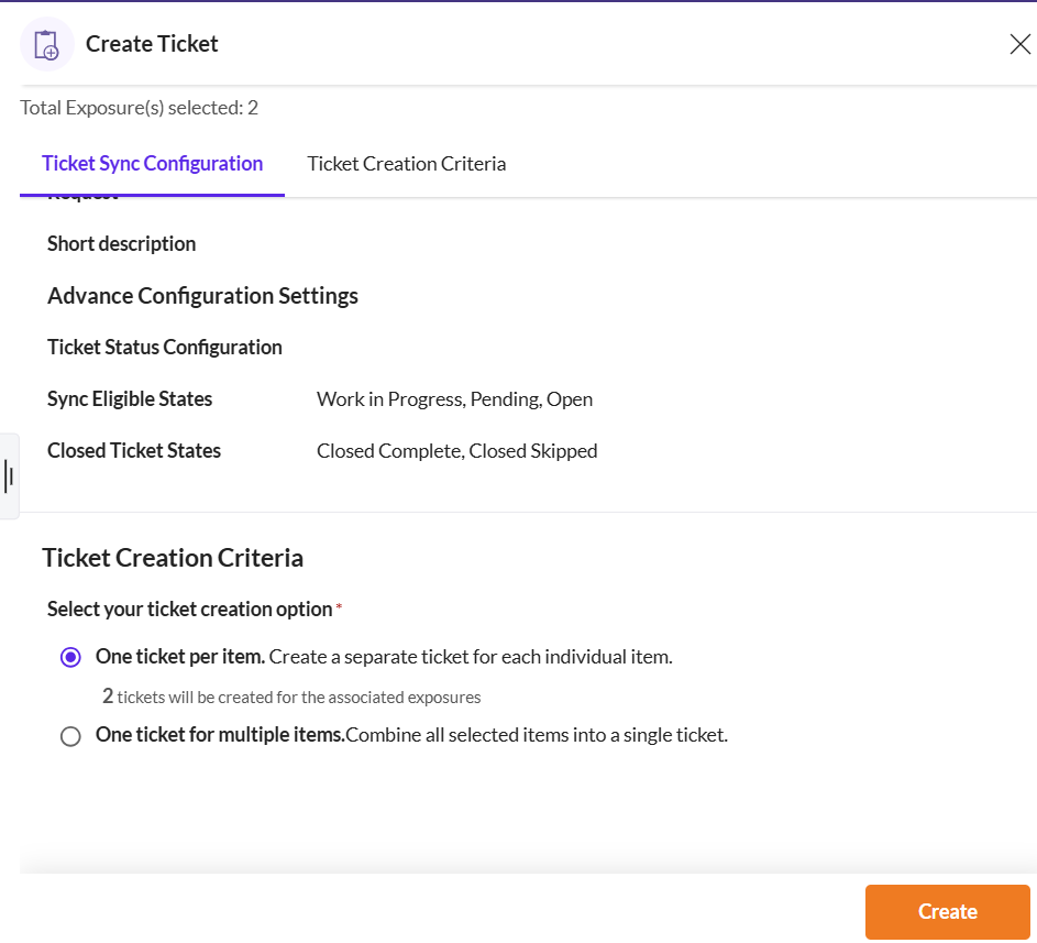 Create a ServiceNow Service Request Ticket for Exposures - Securin ...