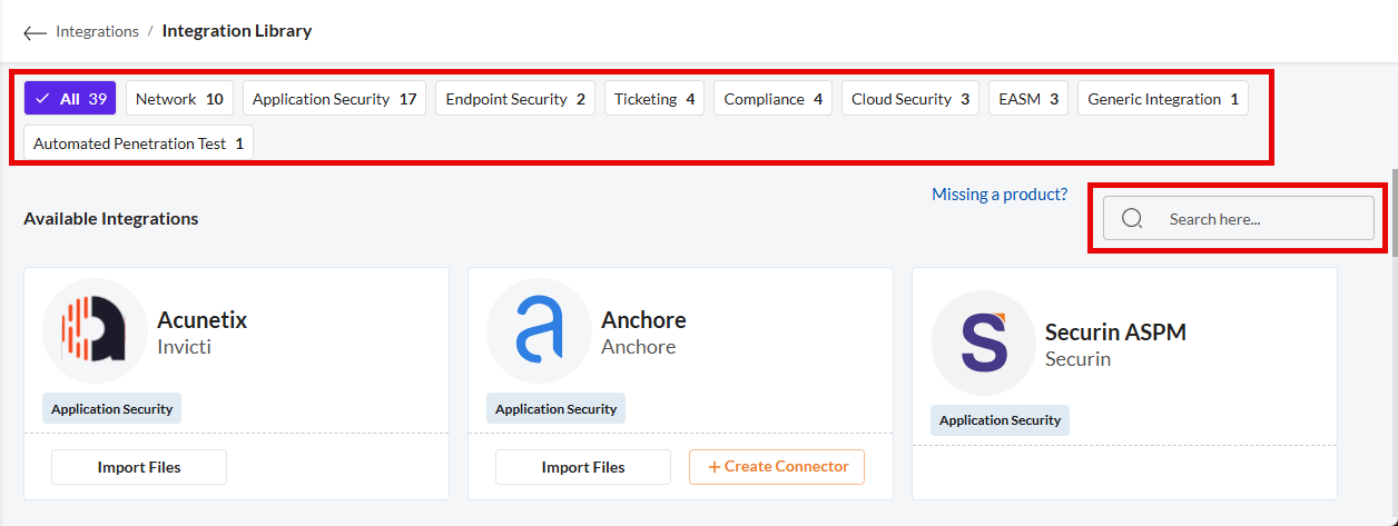 Configure an Integration - Securin Platform Documentation