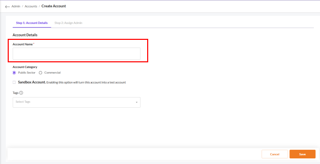 Add Tag(s) while Creating a Linked Account - Securin Platform Documentation