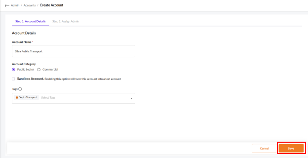 Add Tag(s) while Creating a Linked Account - Securin Platform Documentation