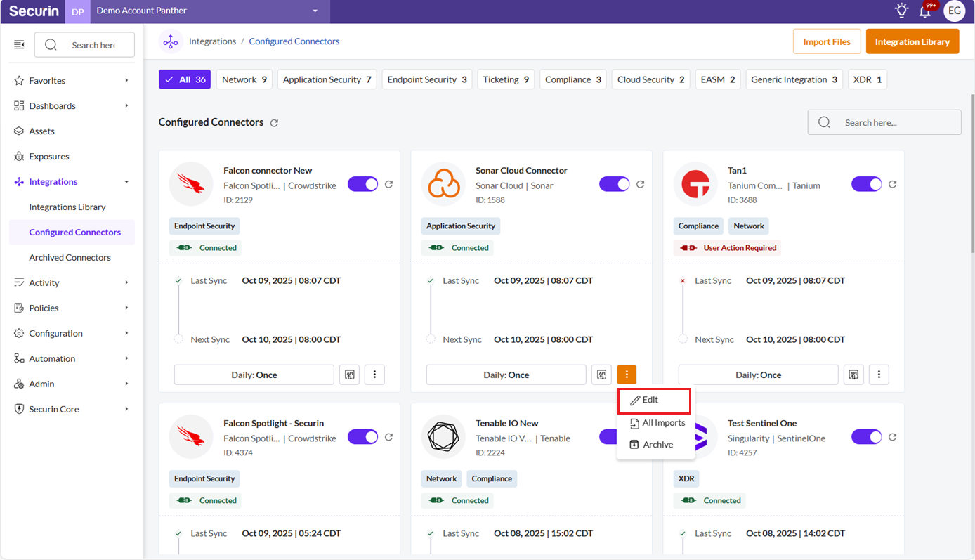 Configure a Connector with a Tunnel - Securin Platform Documentation