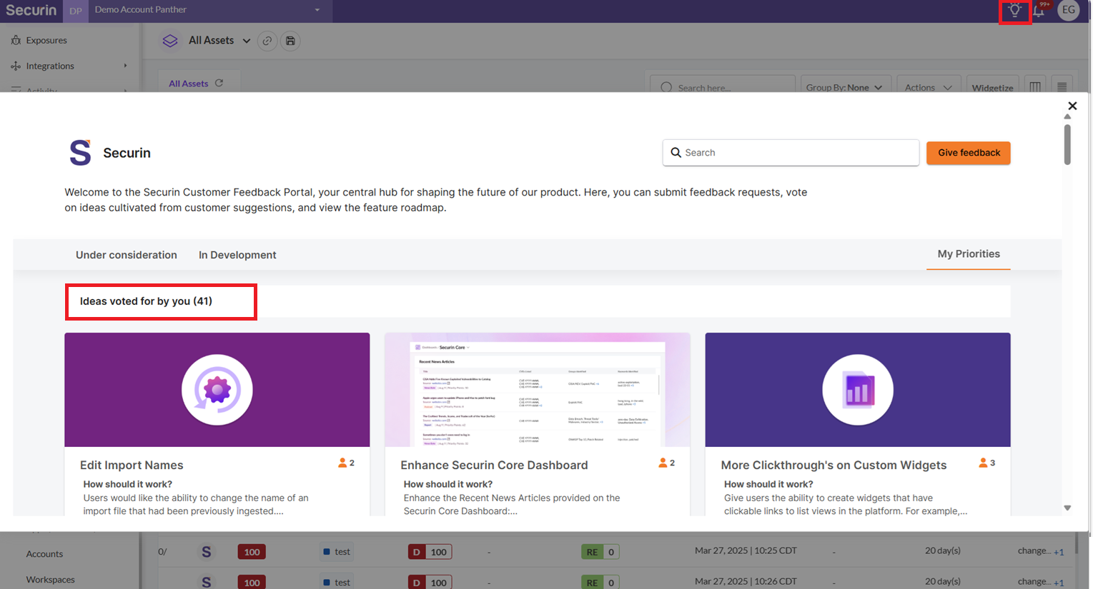 Participate in Integration Beta Test - Securin Platform Documentation